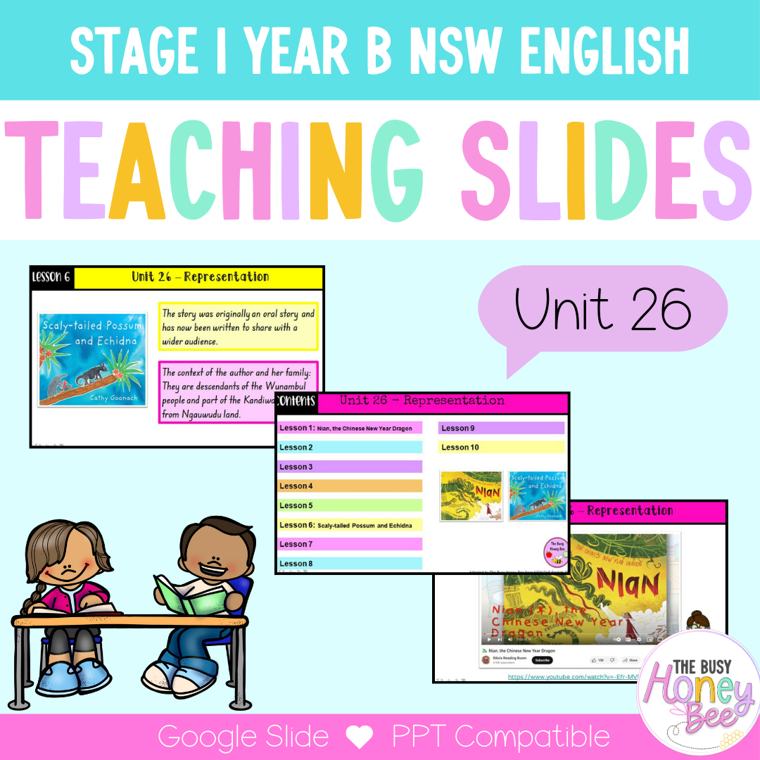Stage 1 Year B Term 2 English Teaching Slides Mega Bundle
