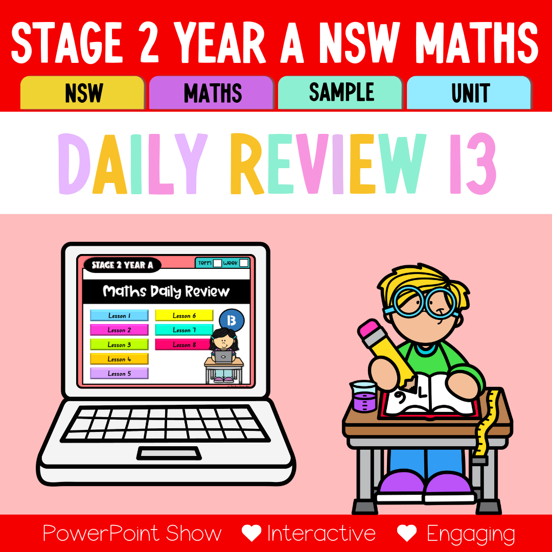 Stage 2 Year A Australian | NSW Math Daily Review | Warm-Up Unit 13