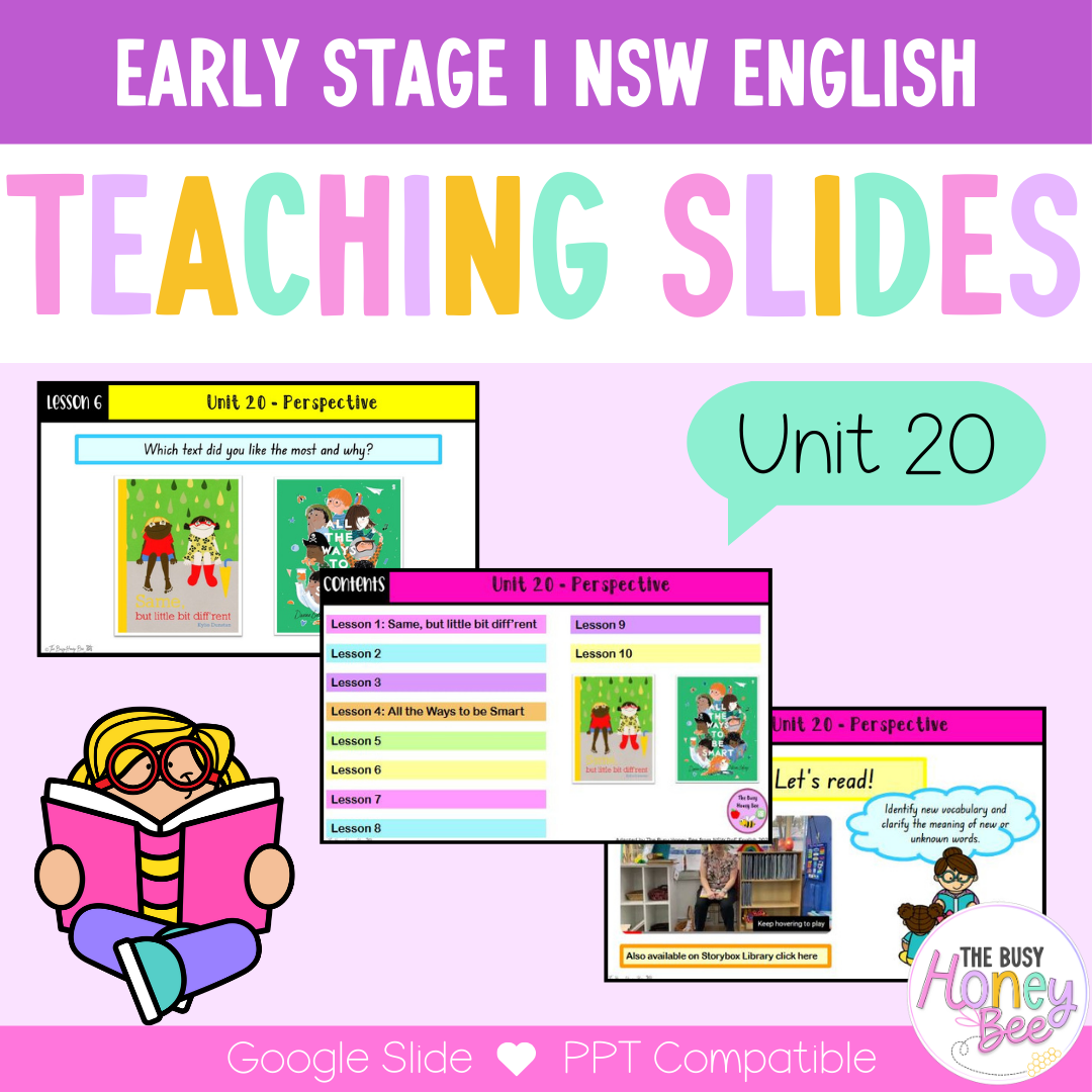 Early Stage 1 Unit 20 NSW Perspective English Teaching Slides