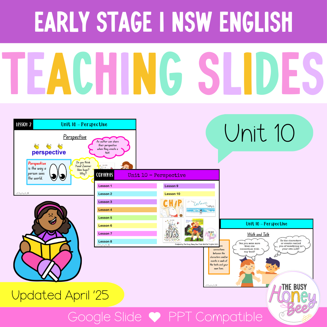 Early Stage 1 Unit 10 NSW Perspective English Teaching Slides