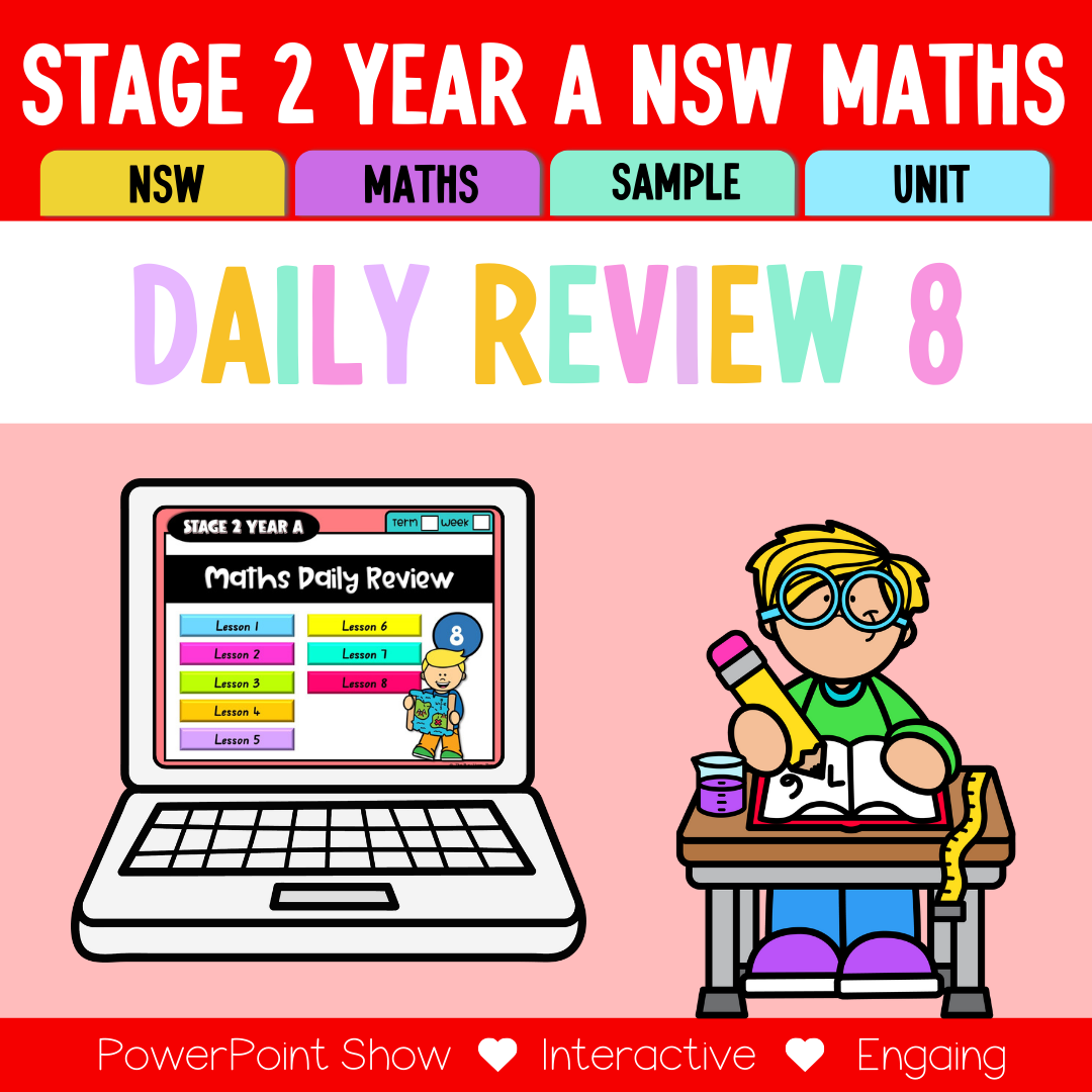 Stage 2 Year A Australian | NSW Math Daily Review | Warm-Up Unit 8