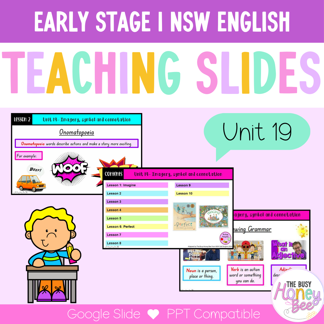 Early Stage 1 Unit 19 NSW Imagery, Symbol and Connotation English Teaching Slides