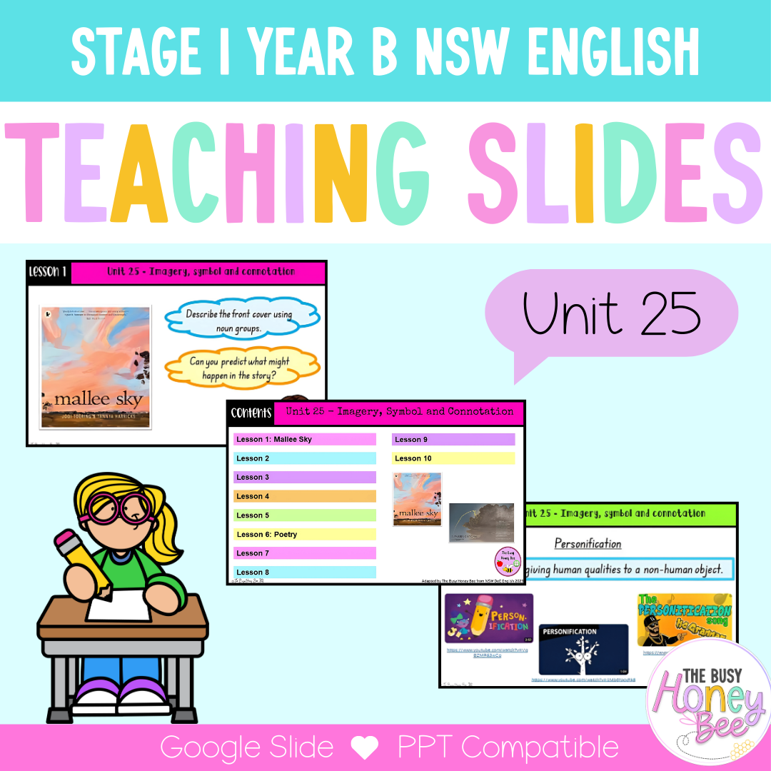 Stage 1 Year B Term 1 English Teaching Slides Mega Bundle