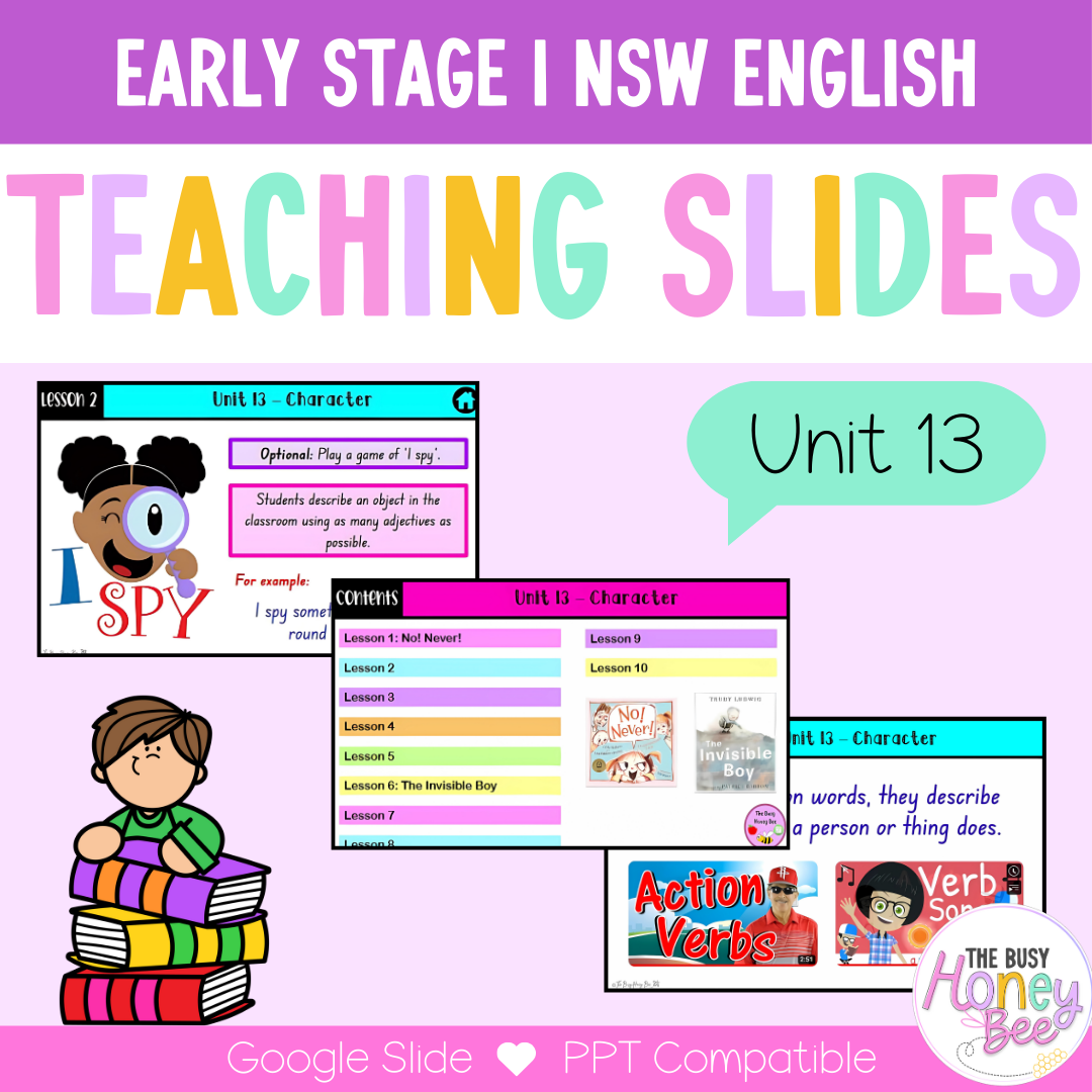 Early Stage 1 Unit 13 NSW Character English Teaching Slides