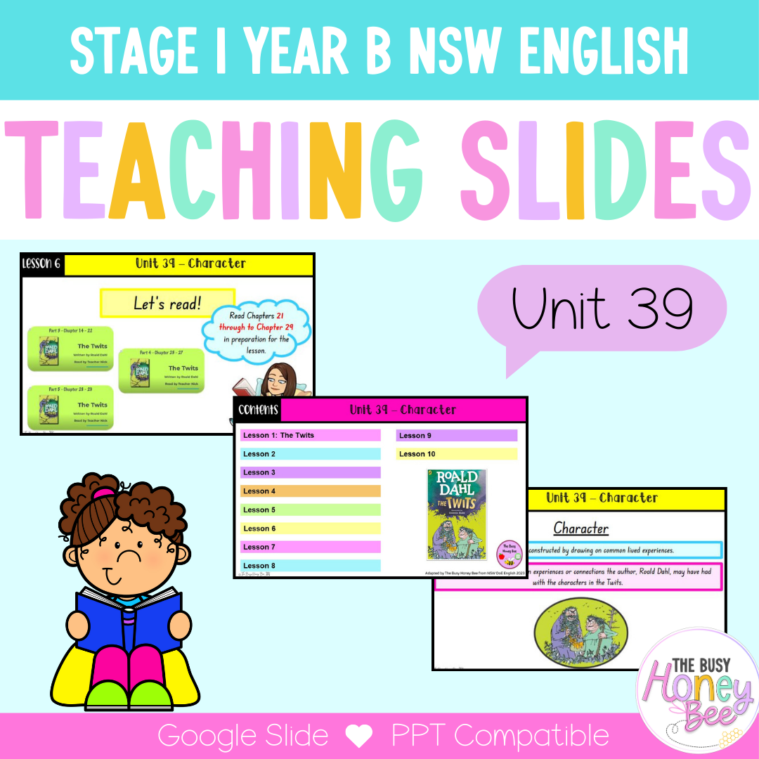 Stage 1 Year B Term 4 English Teaching Slides Mega Bundle