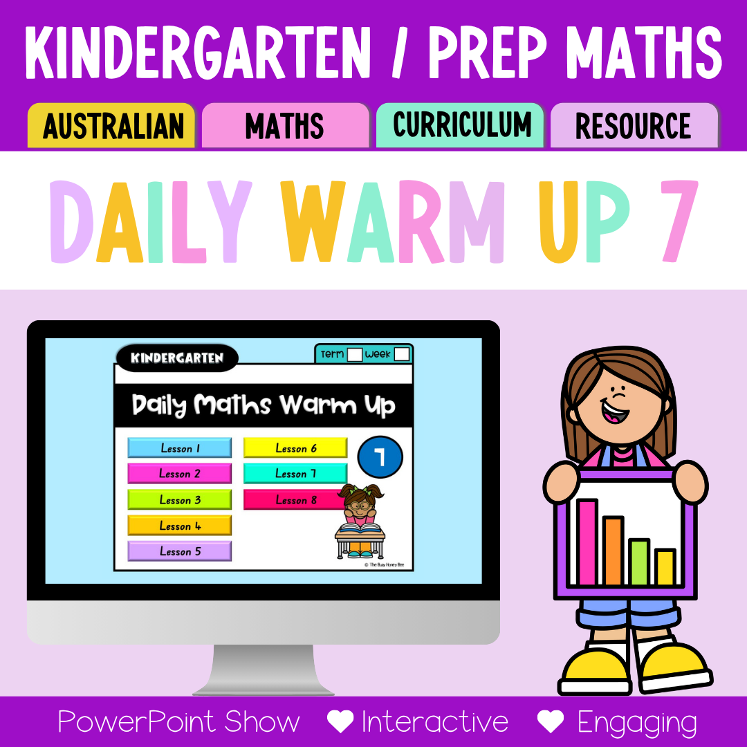 Kindergarten/Prep Australian | Math Daily Review | Warm-Up 7