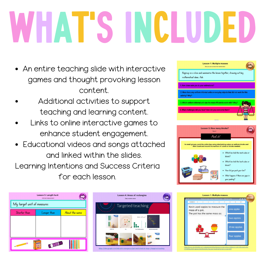 Stage 1 Year B Unit 37 NSW Maths Teaching Slides