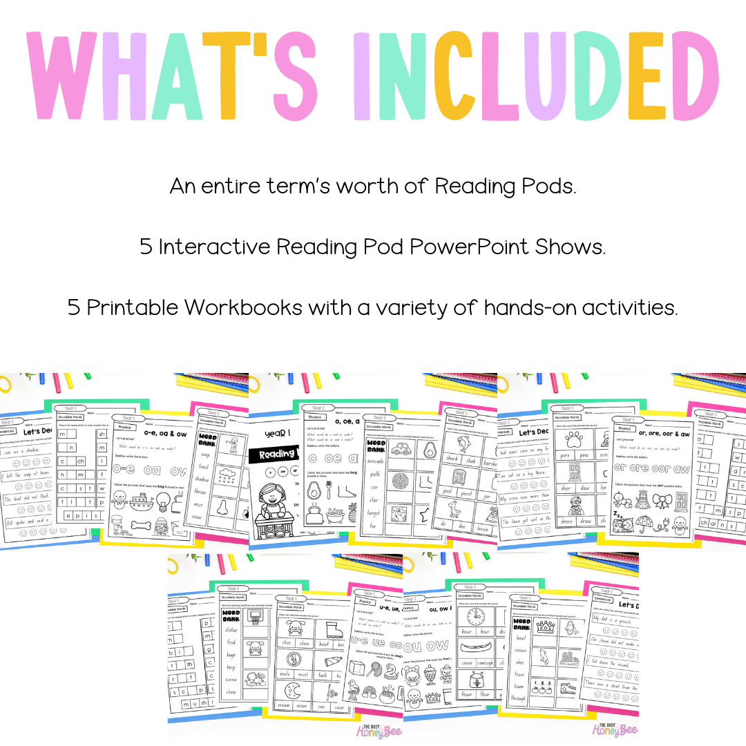 Stage 1 Year A - Year 1 Reading Pod Term 2 Mega Bundle