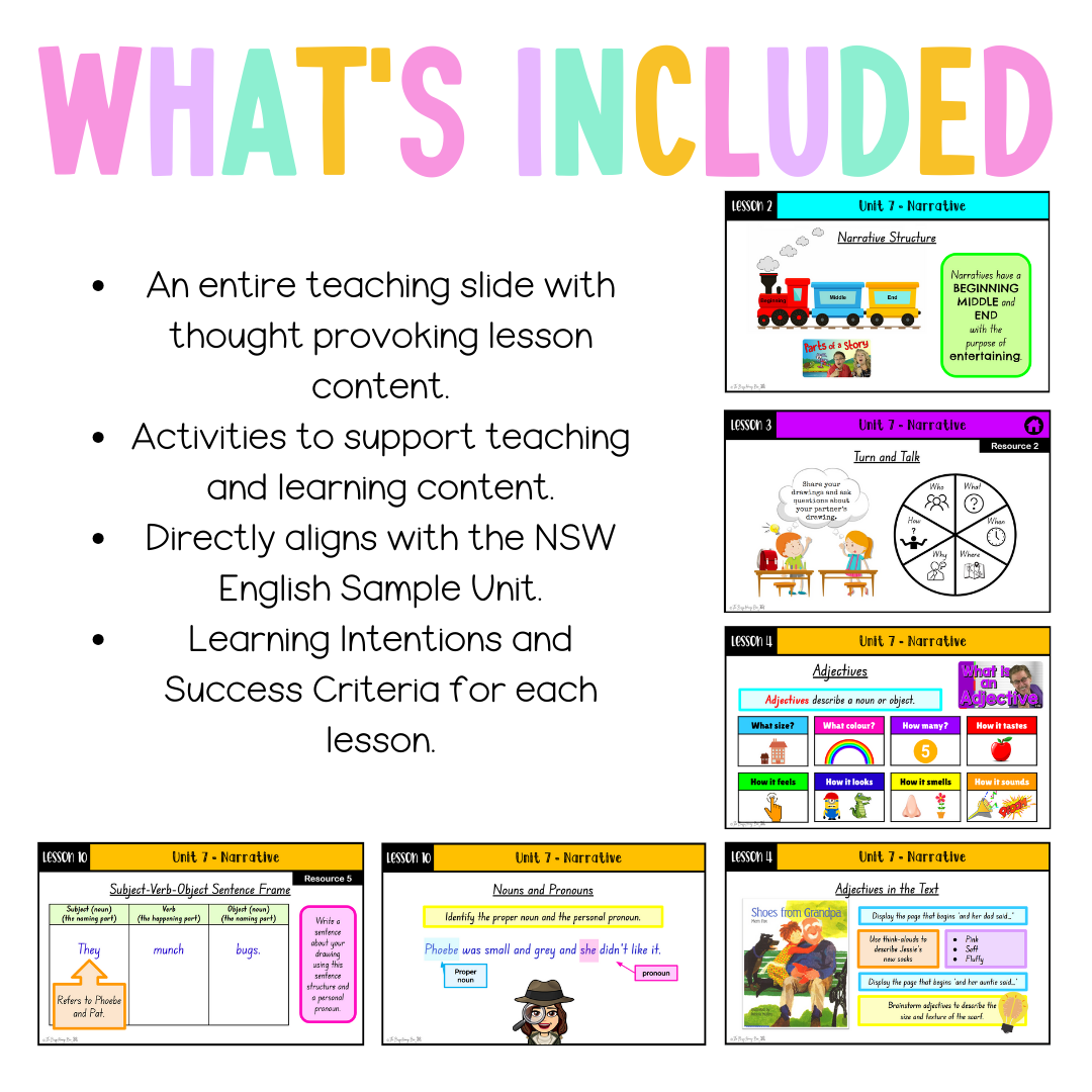 Early Stage 1 Unit 7 NSW Narrative English Teaching Slides