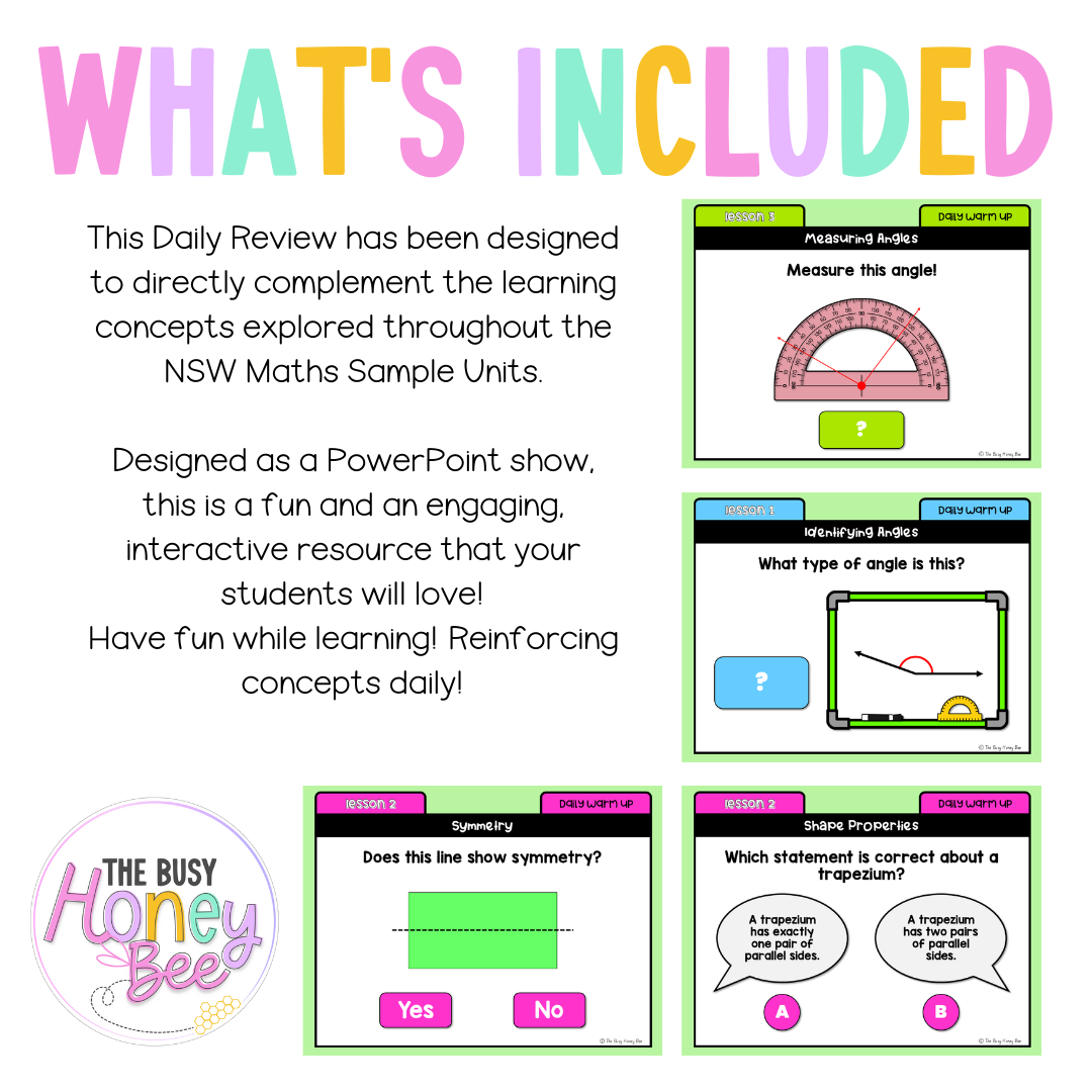 Stage 3 Year A Australian | NSW Math Daily Review | Warm-Up Unit 19