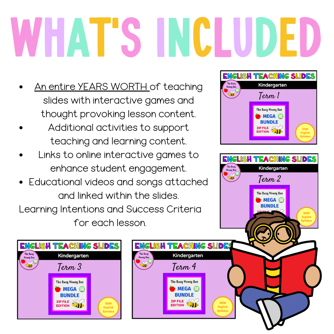 Early Stage 1 Ultimate English Teaching Slides Mega Bundle