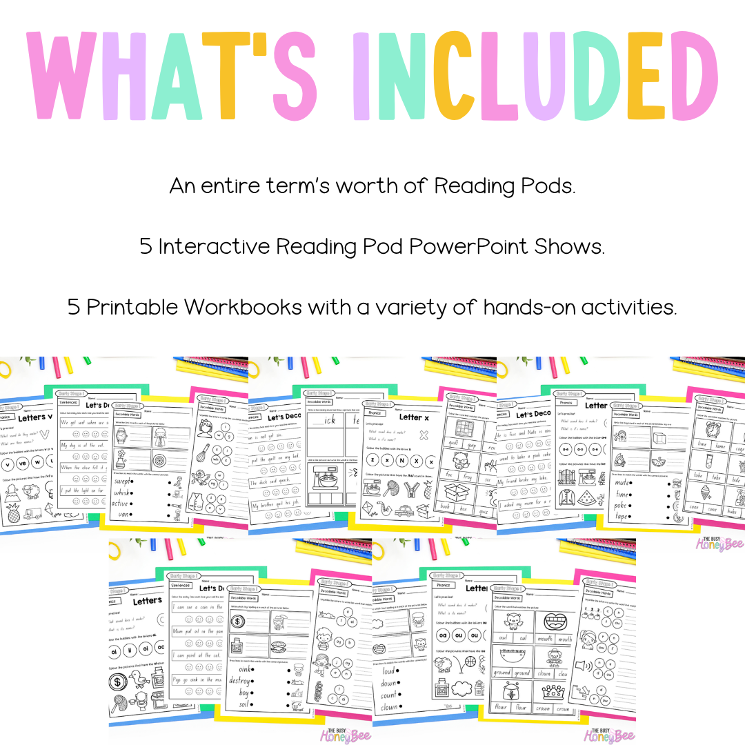 Early Stage 1 Reading Pod Term 3 Mega Bundle