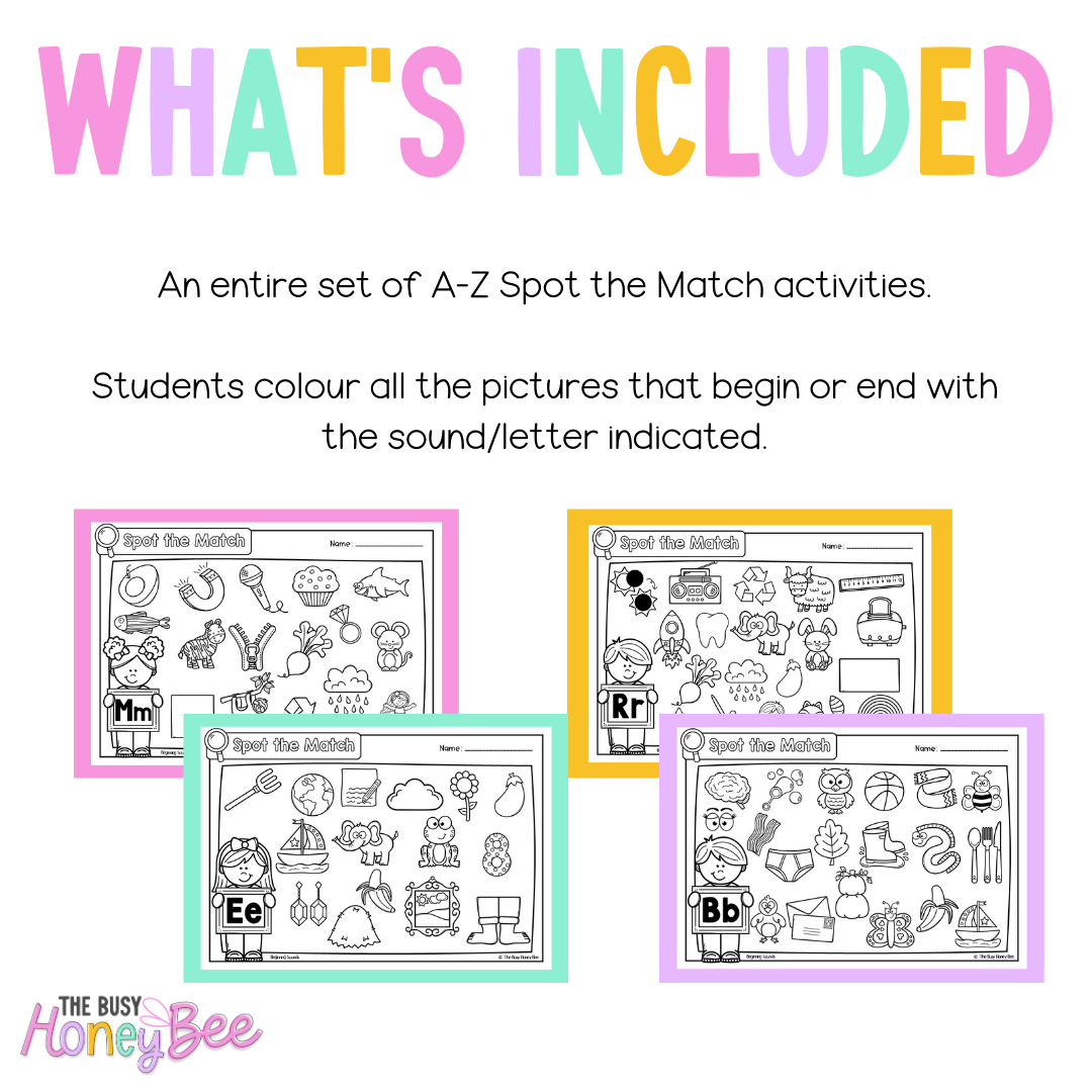 Spot the Match: Beginning Sounds