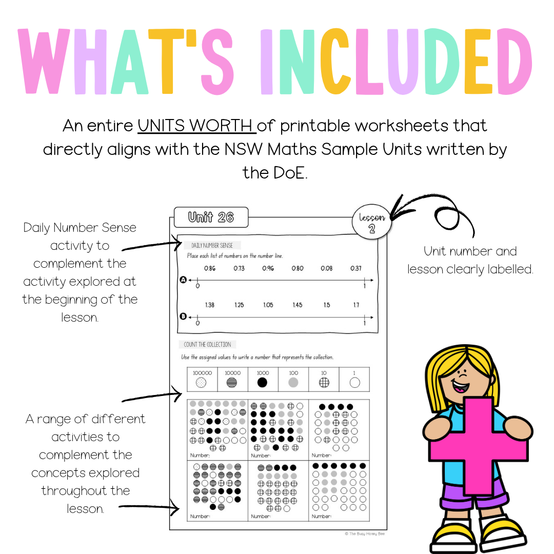 Stage 2 Year B NSW Maths Worksheets Unit 26