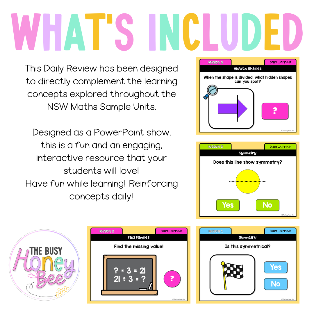 Stage 2 Year B Australian | NSW Math Daily Review | Warm-Up Unit 32