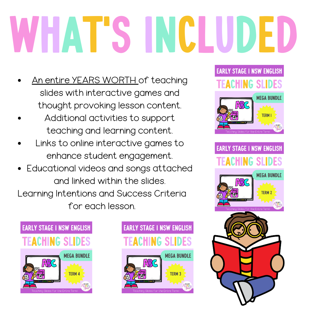 Early Stage 1 Ultimate English Teaching Slides Mega Bundle