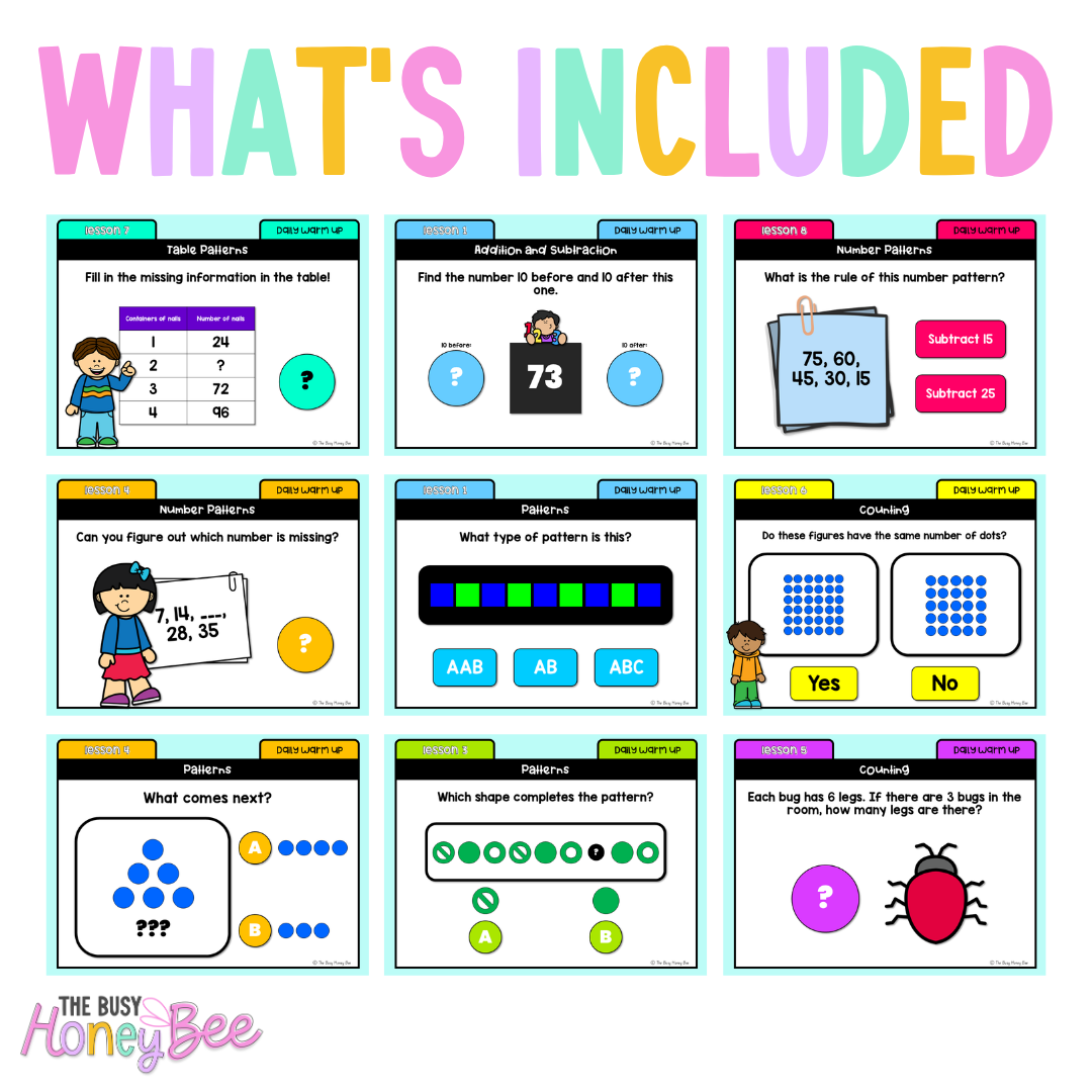 Stage 1 Year B Ultimate Australian | NSW Maths Daily Review | Warm-Up Mega Bundle