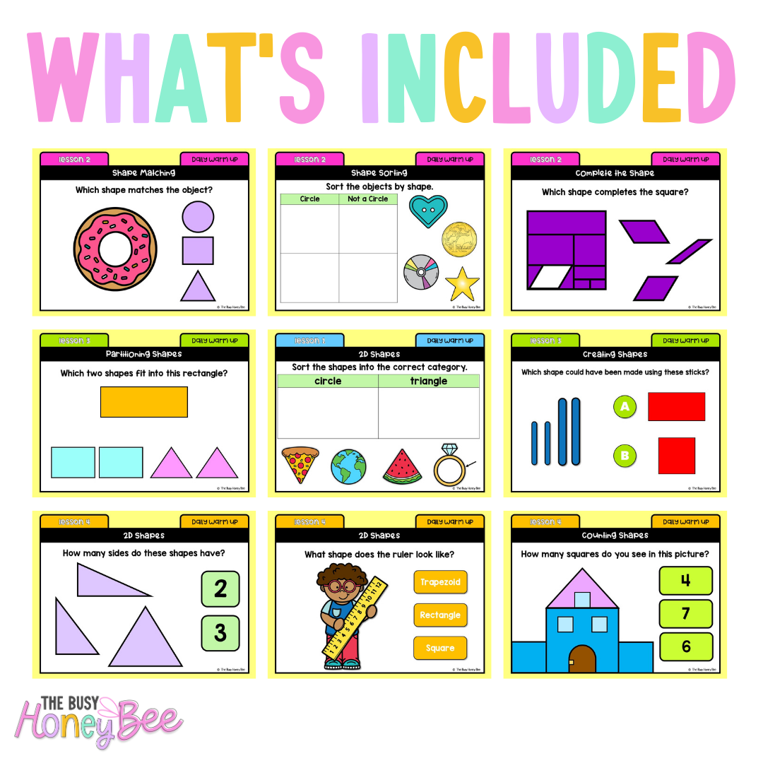 Multi Age K-2 Year A Ultimate Math Australian | NSW Math Daily Review | Warm-Up Mega Bundle