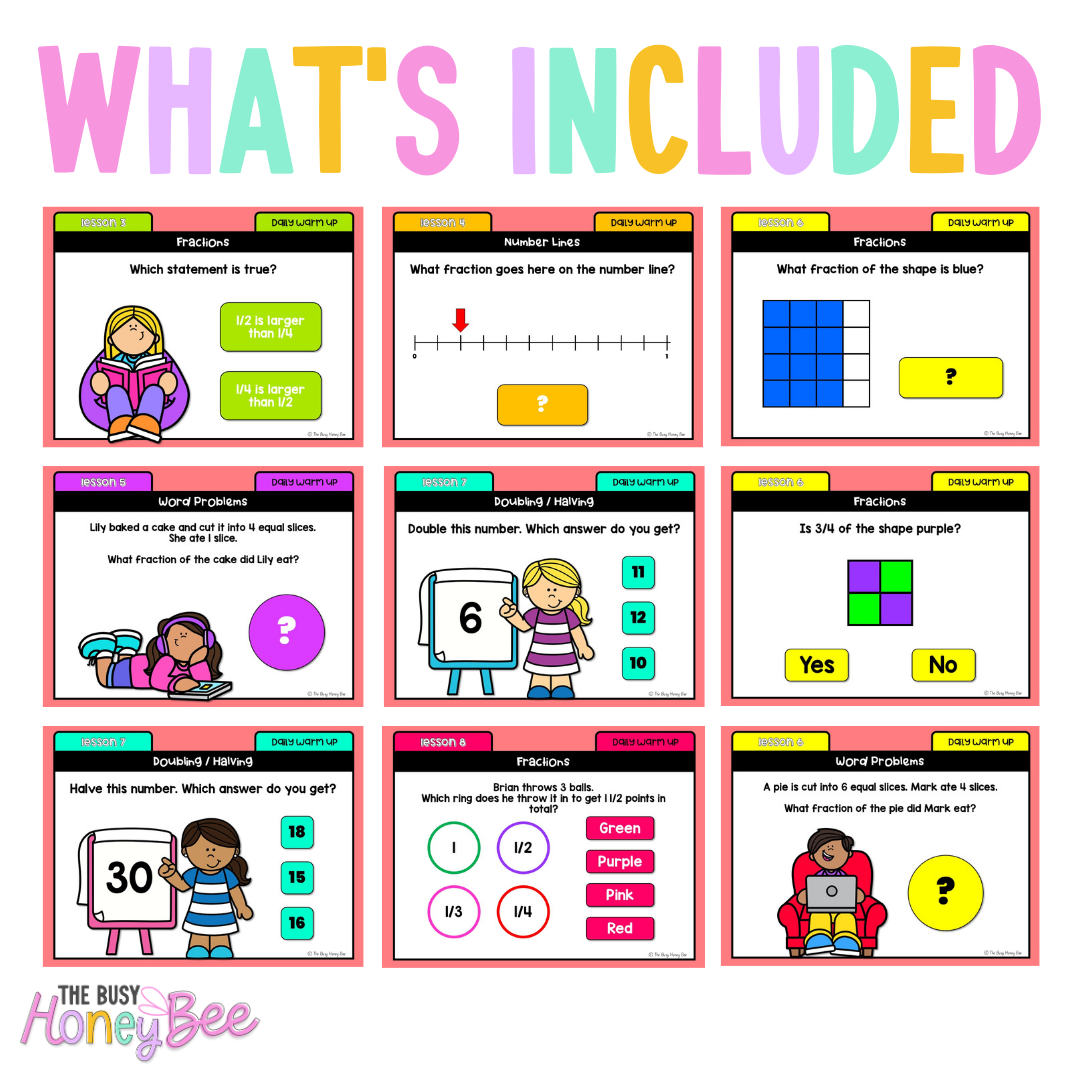 Stage 2 Year A Australian | NSW Math Daily Review | Warm-Up Term 1 Mega Bundle