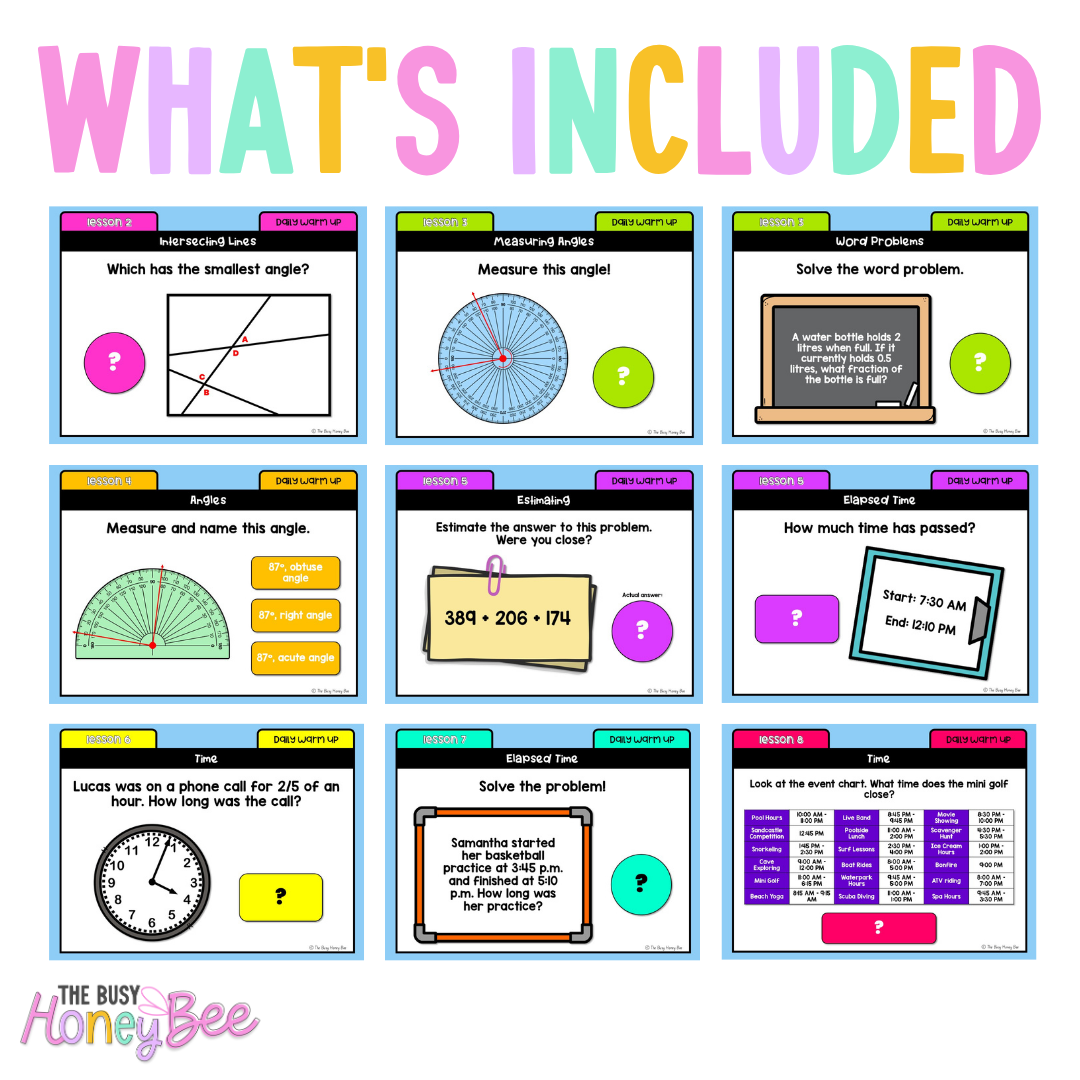 Stage 3 Year B Ultimate Australian | NSW Maths Daily Review | Warm-Up Mega Bundle