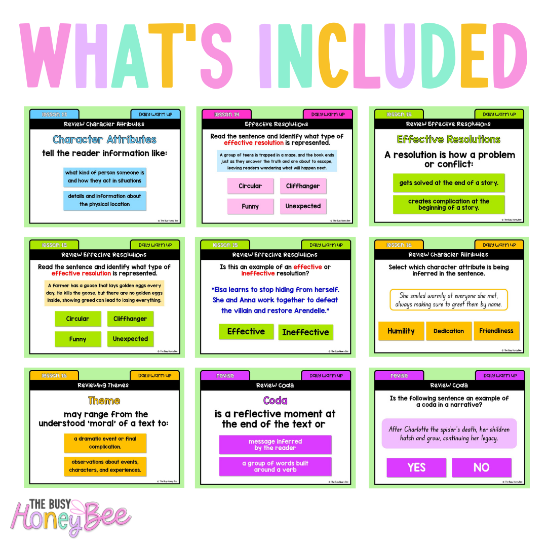 Stage 3 Year A Australian | NSW English Daily Review | Warm-Up Unit 1 Bundle