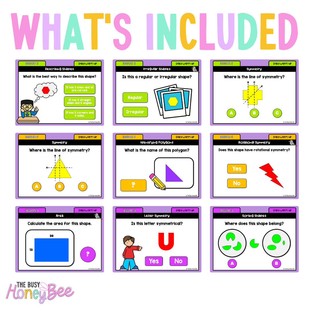 Multi Age 3-6 Year A Ultimate Math Australian | NSW Math Daily Review | Warm-Up Mega Bundle