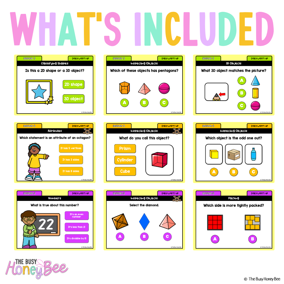 Multi Age K-2 Year A Ultimate Math Australian | NSW Math Daily Review | Warm-Up Mega Bundle