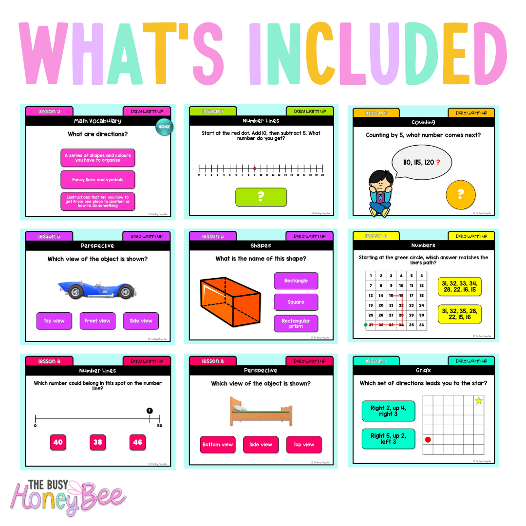 Stage 1 Year B Ultimate Australian | NSW Maths Daily Review | Warm-Up Mega Bundle
