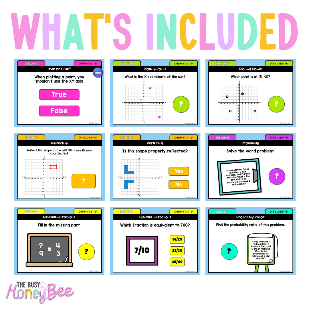 Stage 3 Year B Australian | NSW Math Daily Review | Warm-Up Term 2 Mega Bundle