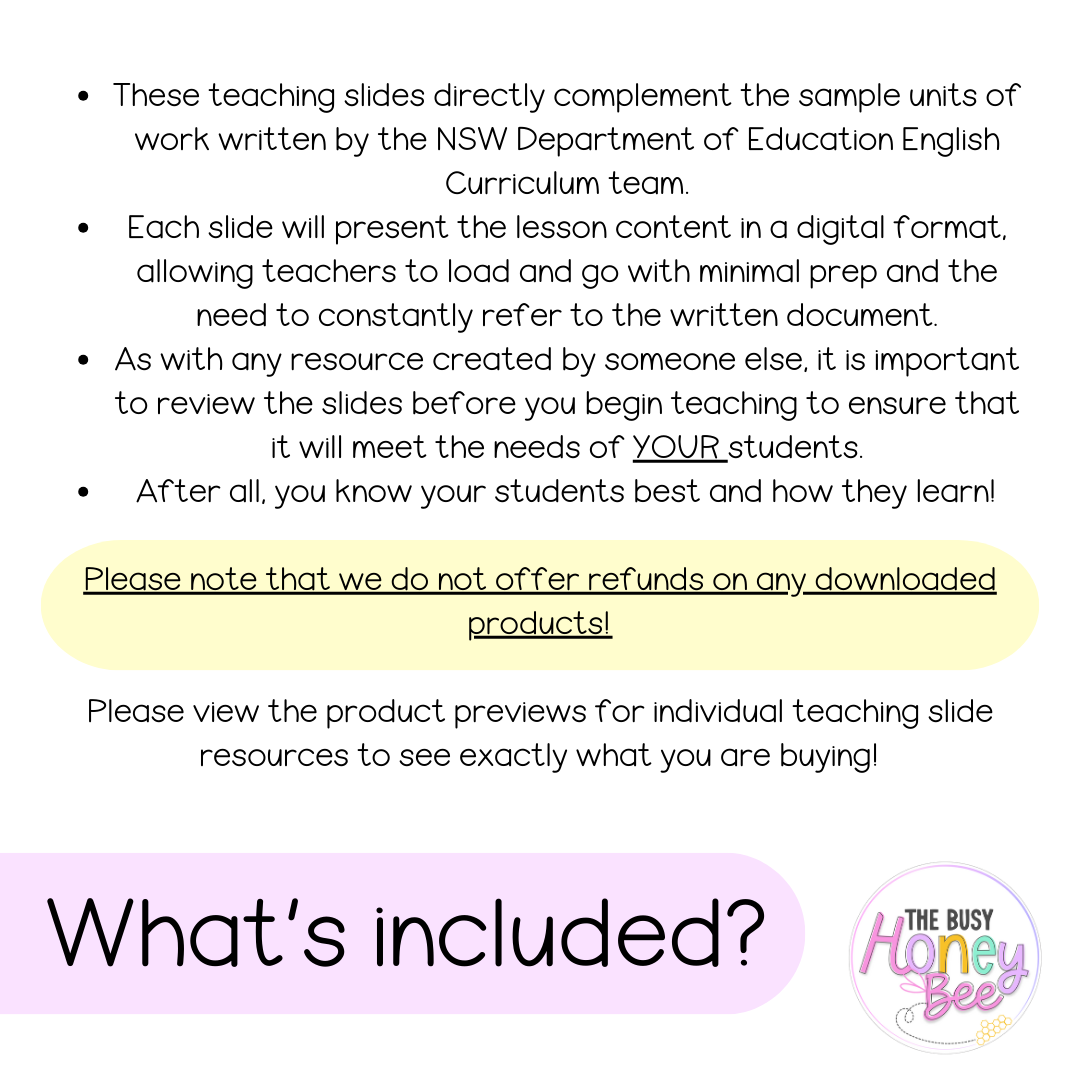 Early Stage 1 Ultimate English Teaching Slides Mega Bundle