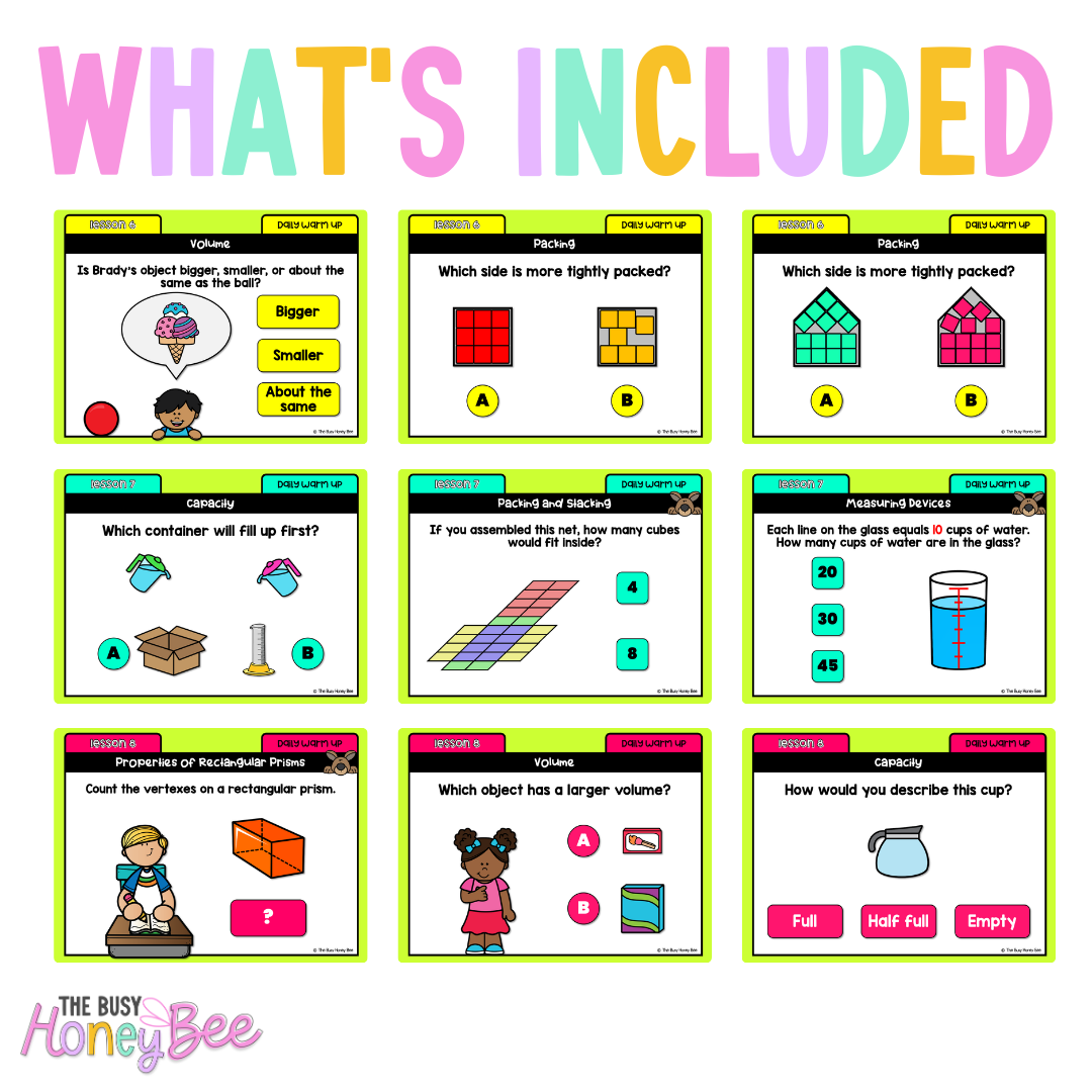 Multi Age K-2 Year B Australian | NSW Maths Daily Review | Warm-Up Unit 19