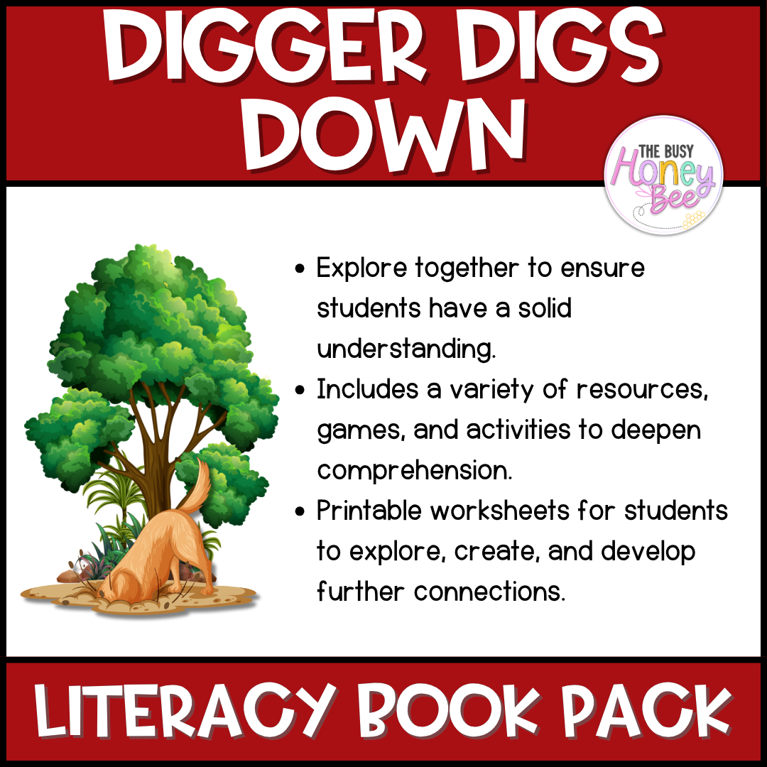 Digger Digs Down, Huni Melissa Bolliger - CBCA 2025 - Literacy Book Pack