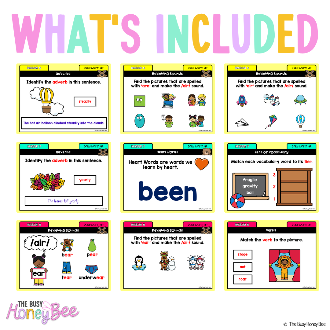 Multi Age K-2 Year A Ultimate English Australian | NSW English Daily Review | Warm-Up Mega Bundle