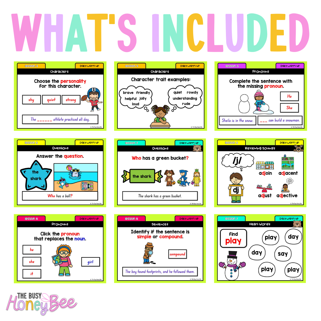 Multi Age K-2 Yr B Australian | NSW English Daily Review Term 2 Mega Bundle