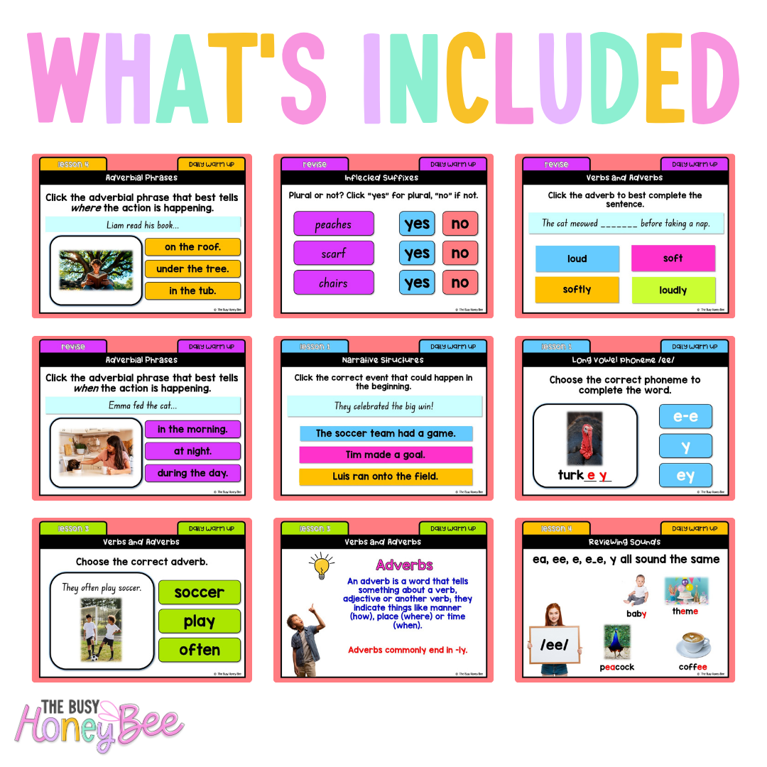 Stage 2 Year A Australian | NSW English Daily Review | Warm-Up Unit 1 Week 2