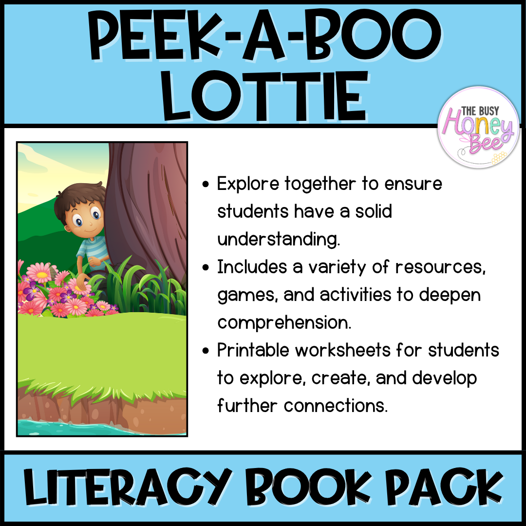 Peek-a-Boo Lottie, Kristen Willis - CBCA 2025 - Literacy Book Pack