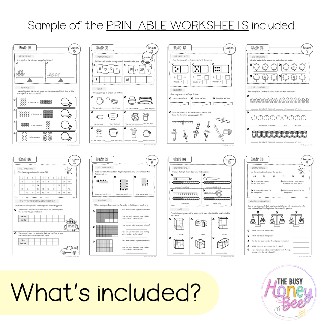Multi Age K-2 Year A NSW Maths Workbook Term 3