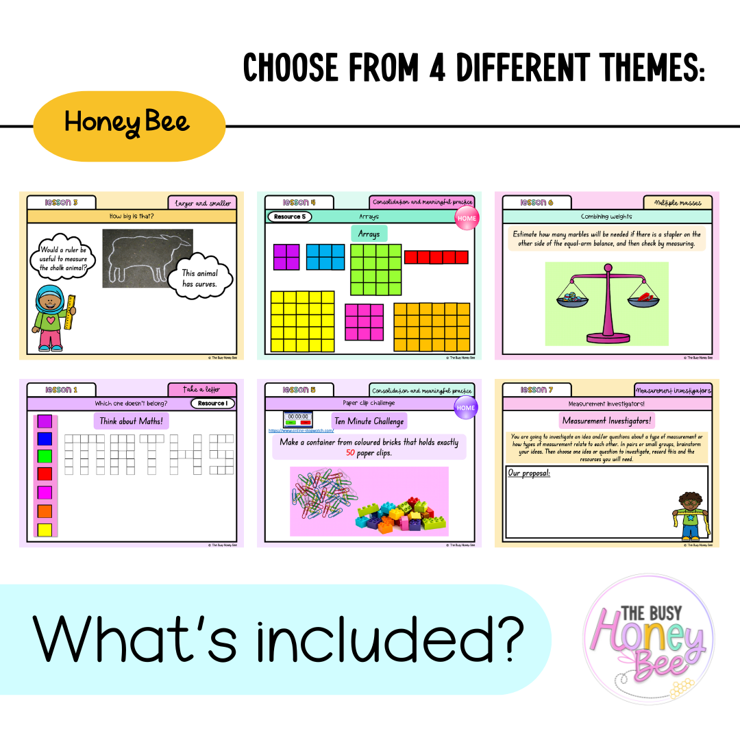 Stage 1 Year B Term 3 Maths Mega Bundle