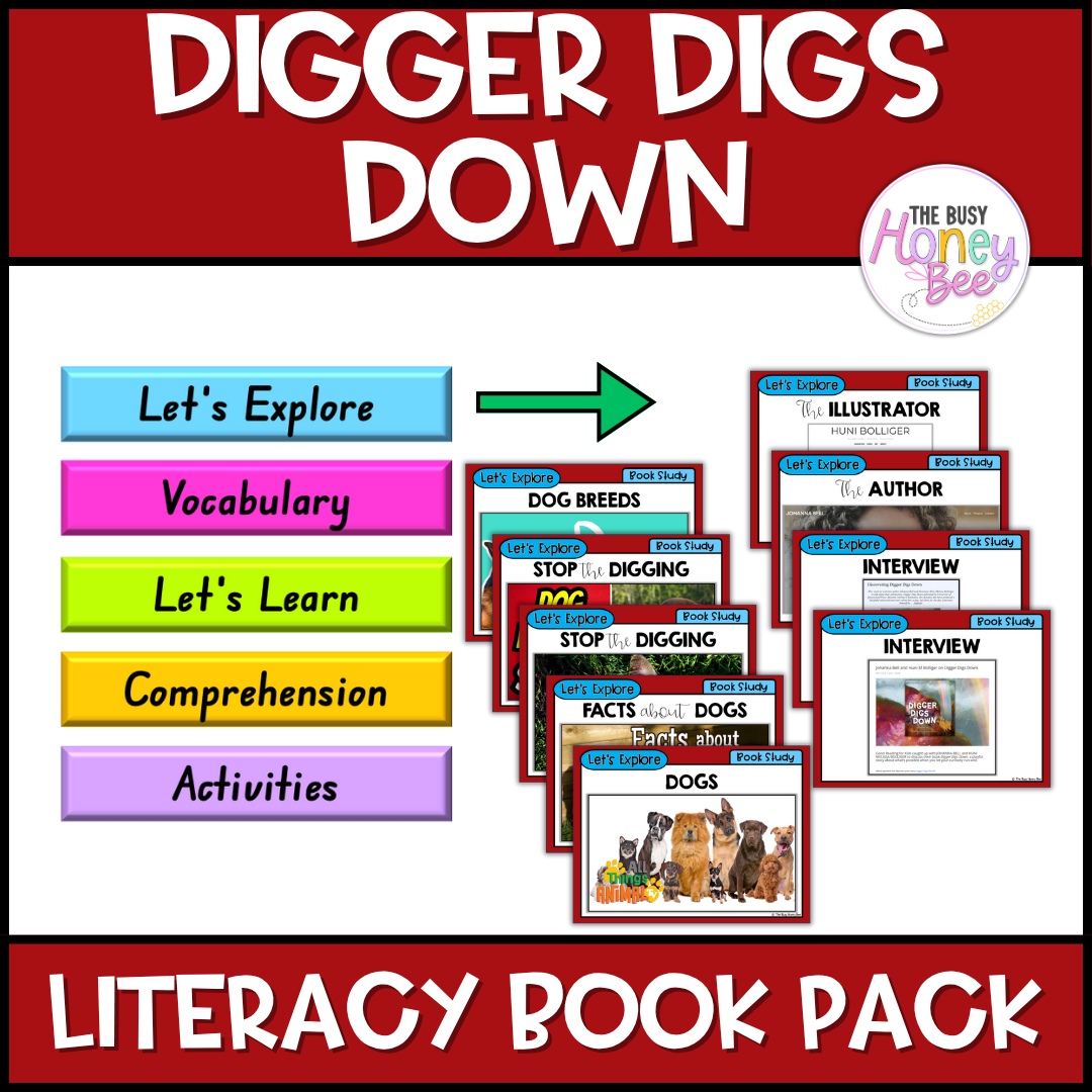 Digger Digs Down, Huni Melissa Bolliger - CBCA 2025 - Literacy Book Pack