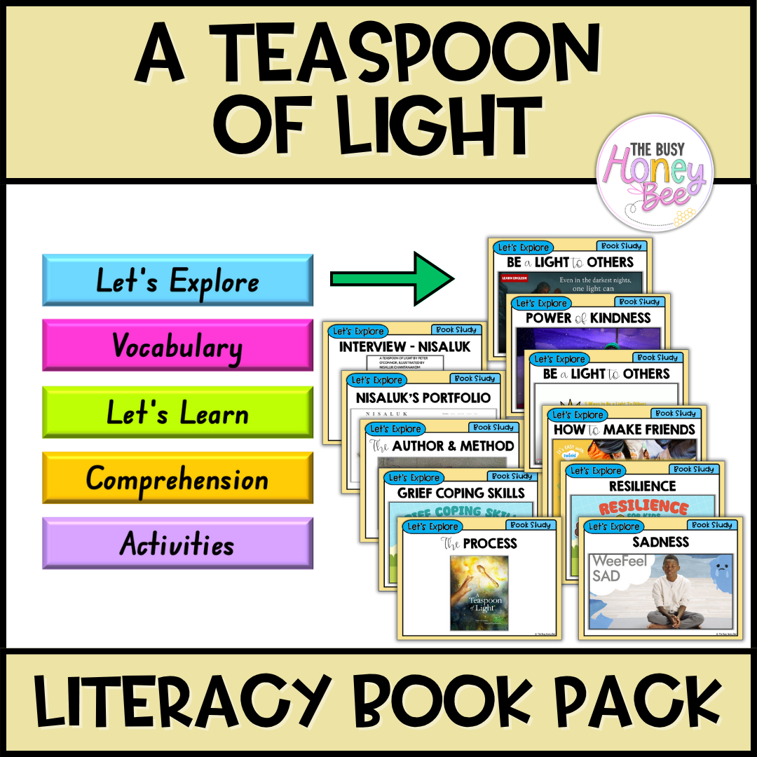 A Teaspoon of Light, Nisaluk Chantanakom - CBCA 2025 - Literacy Book Pack