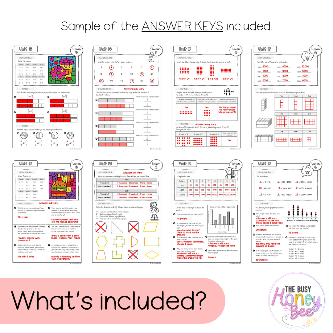 Stage 2 Year A NSW Maths Workbook Term 4