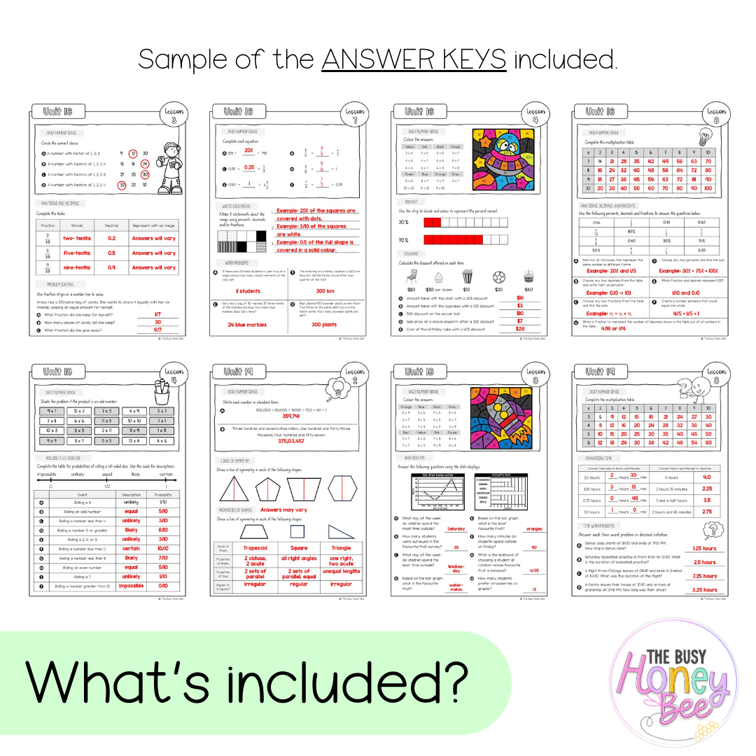 Stage 3 Year A NSW Maths Workbook ULTIMATE Mega Bundle