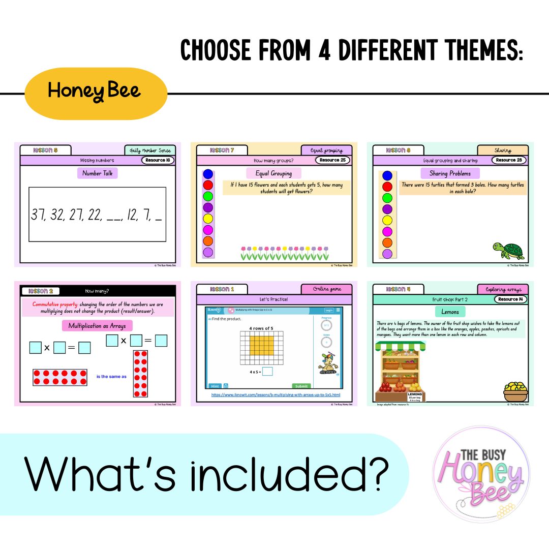 Stage 1 Year B Term 3 Maths Mega Bundle