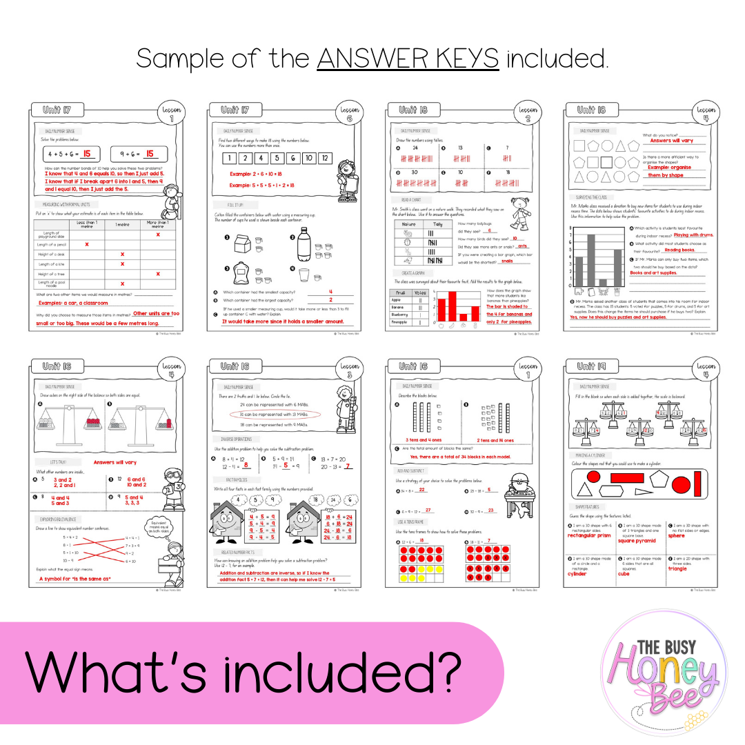 Stage 1 Year A NSW Maths Workbook Term 4