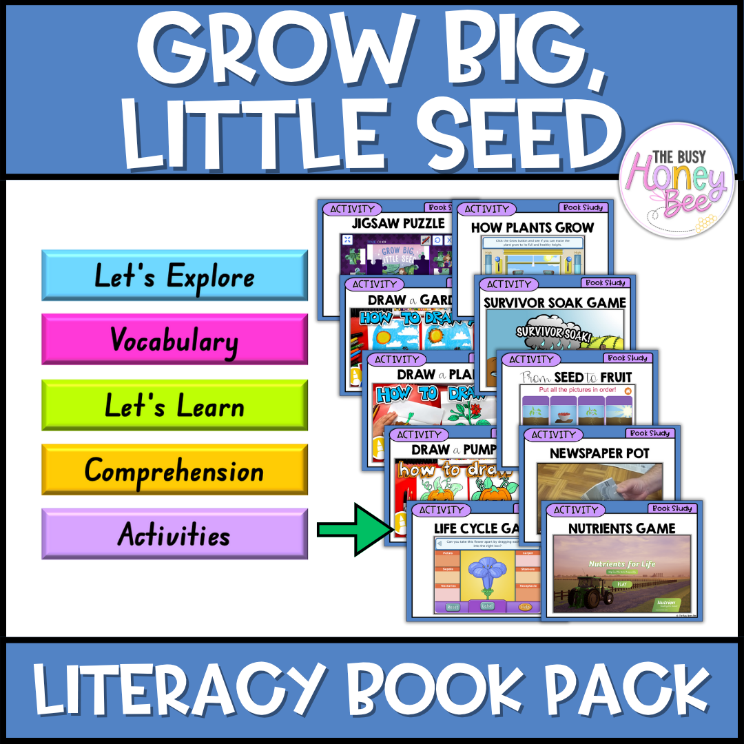 Grow Big, Little Seed, Sarah Capon - CBCA 2025 - Literacy Book Pack
