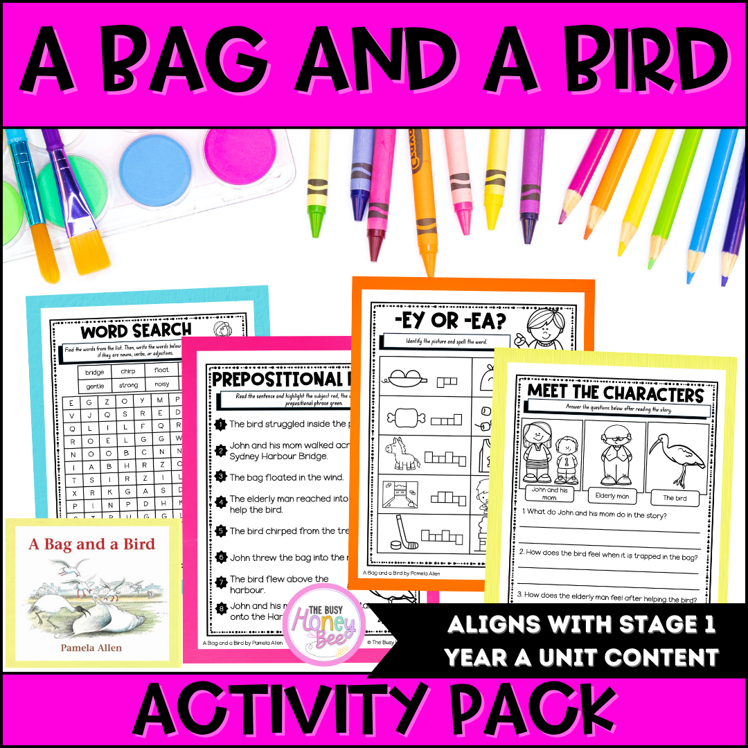 A Bag and a Bird Activity Pack