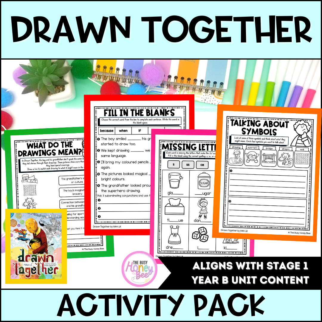 Drawn Together by Minh Lê Activity Pack