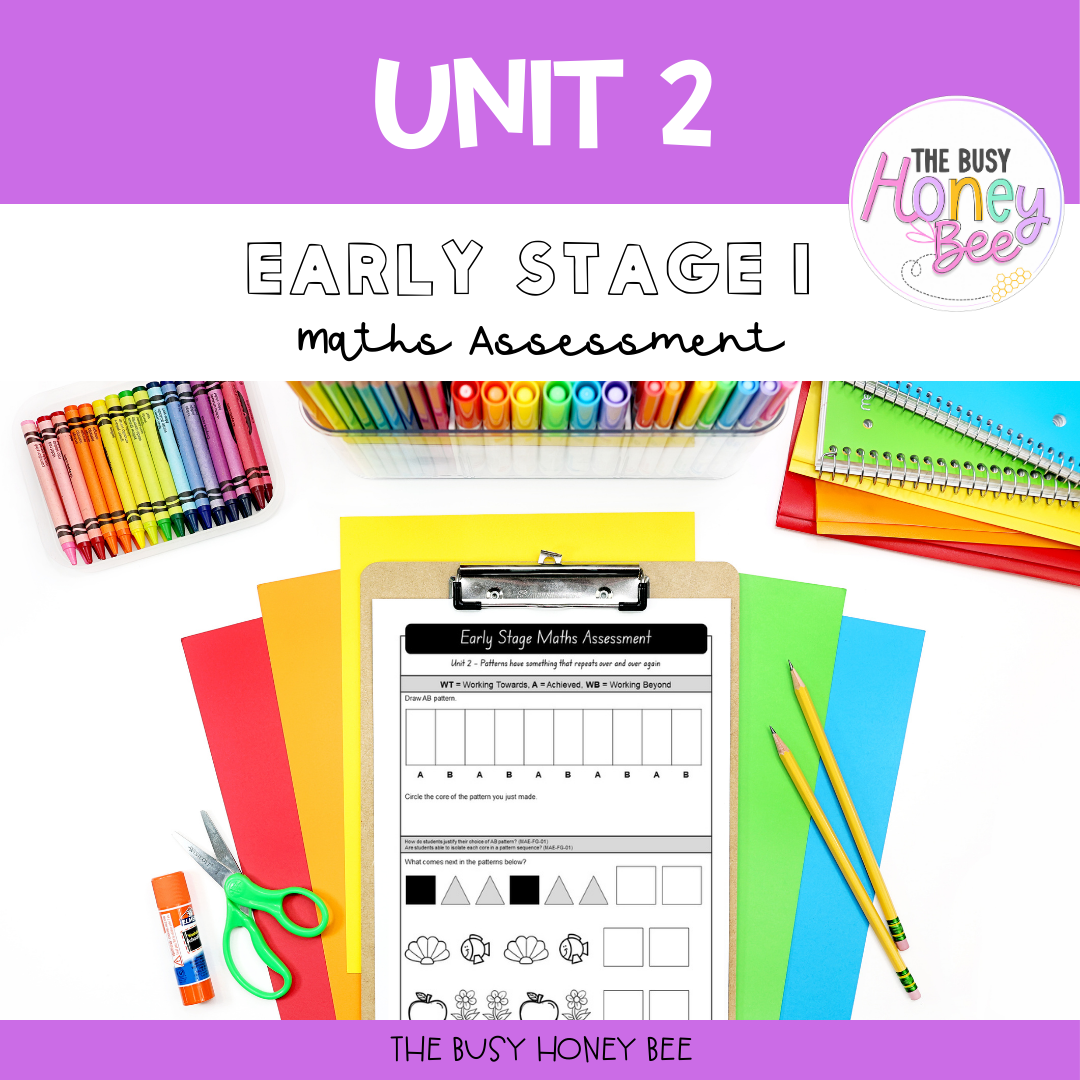 Early Stage 1 Maths Assessment 2
