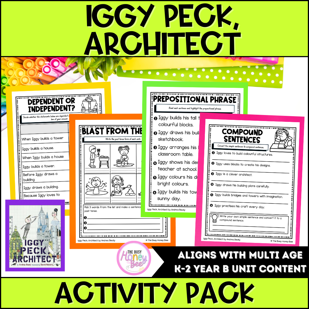 Iggy Peck, Architect by Andrea Beaty Activity Pack
