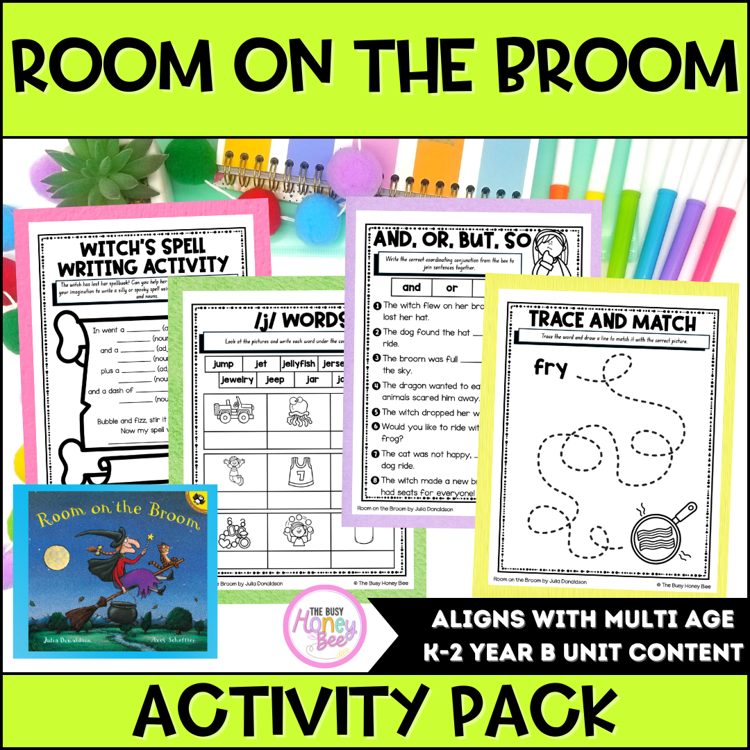 Room on the Broom by Julia Donaldson Activity Pack